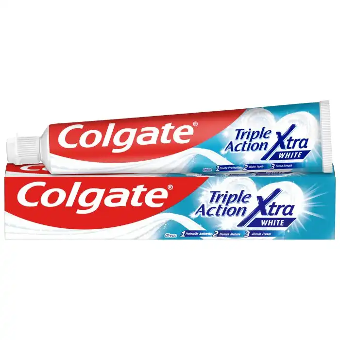 Pasta de dientes Triple Acción Extra White Anticaries y Dientes Blancos 75 ml - Colgate - Comparador de precios