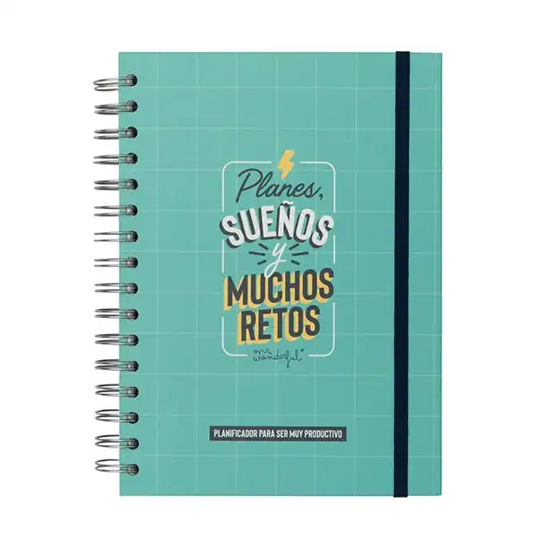 Planificador Planes, Sueños Y Muchos Retos - Mr Wonderful - Comparador de precios
