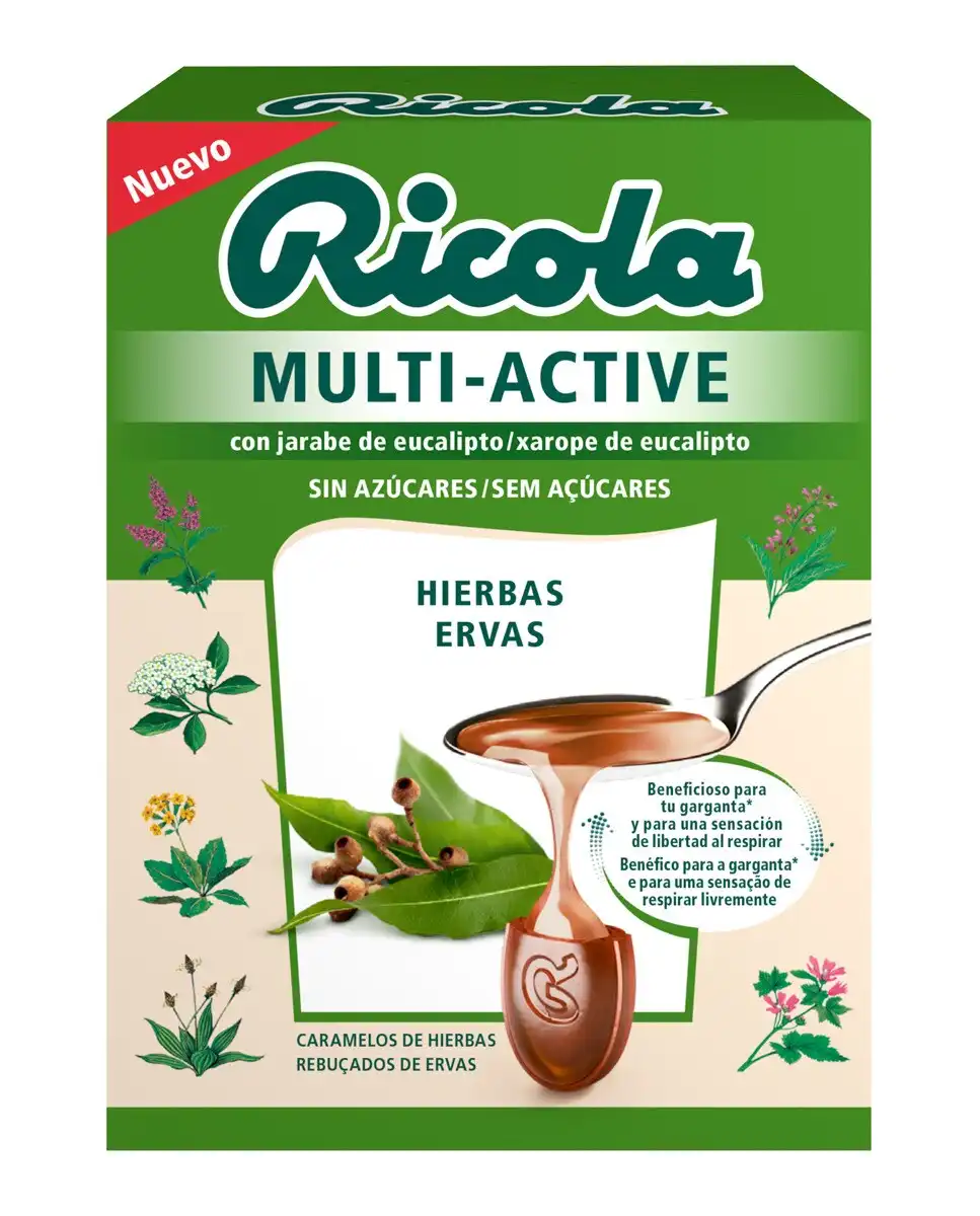 Ricola - Caramelos Multi-Active Hierbas 51 G - Ricola - Comparador de precios