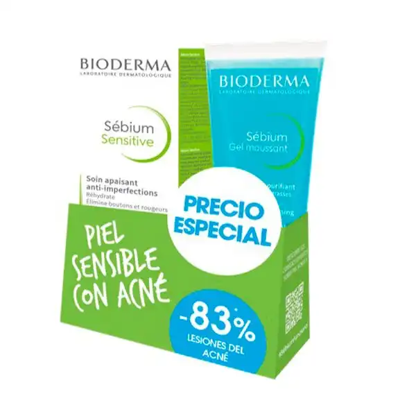 Sébium Pack Sensitive + Gel Moussant - BIODERMA - Comparador de precios