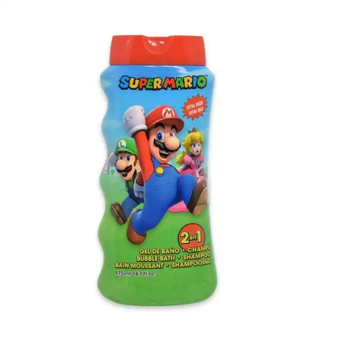 Super Mario Bros Gel - Champú 2en1 475 ml - LORENAY - Comparador de precios