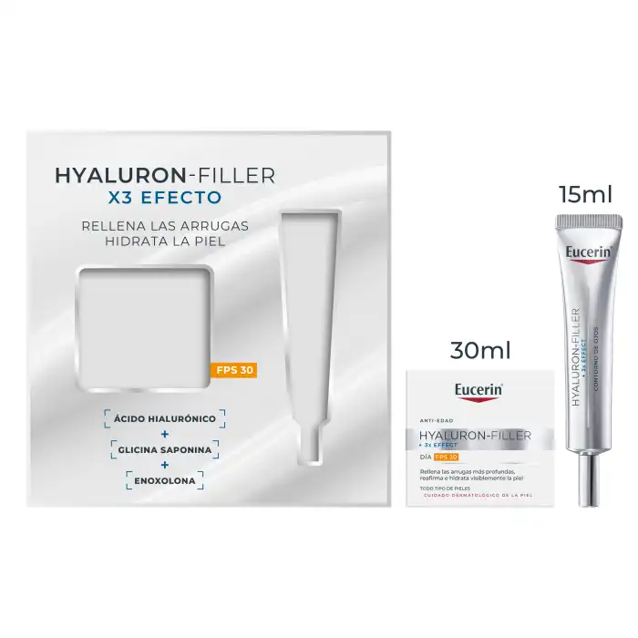 ¡15% DTO! Pack Hyaluron-Filler Rutina Antiarrugas 65 ml - Eucerin - Comparador de precios