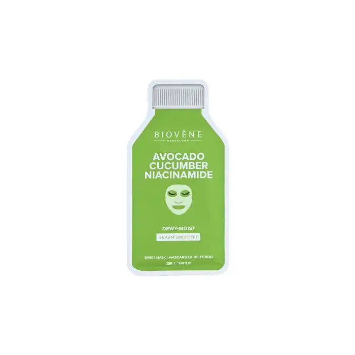 ¡60% DTO! Mascarilla Facial Dewy Moist Aguacate, Pepino y Niacinamida 25 ml - Biovene - Comparador de precios