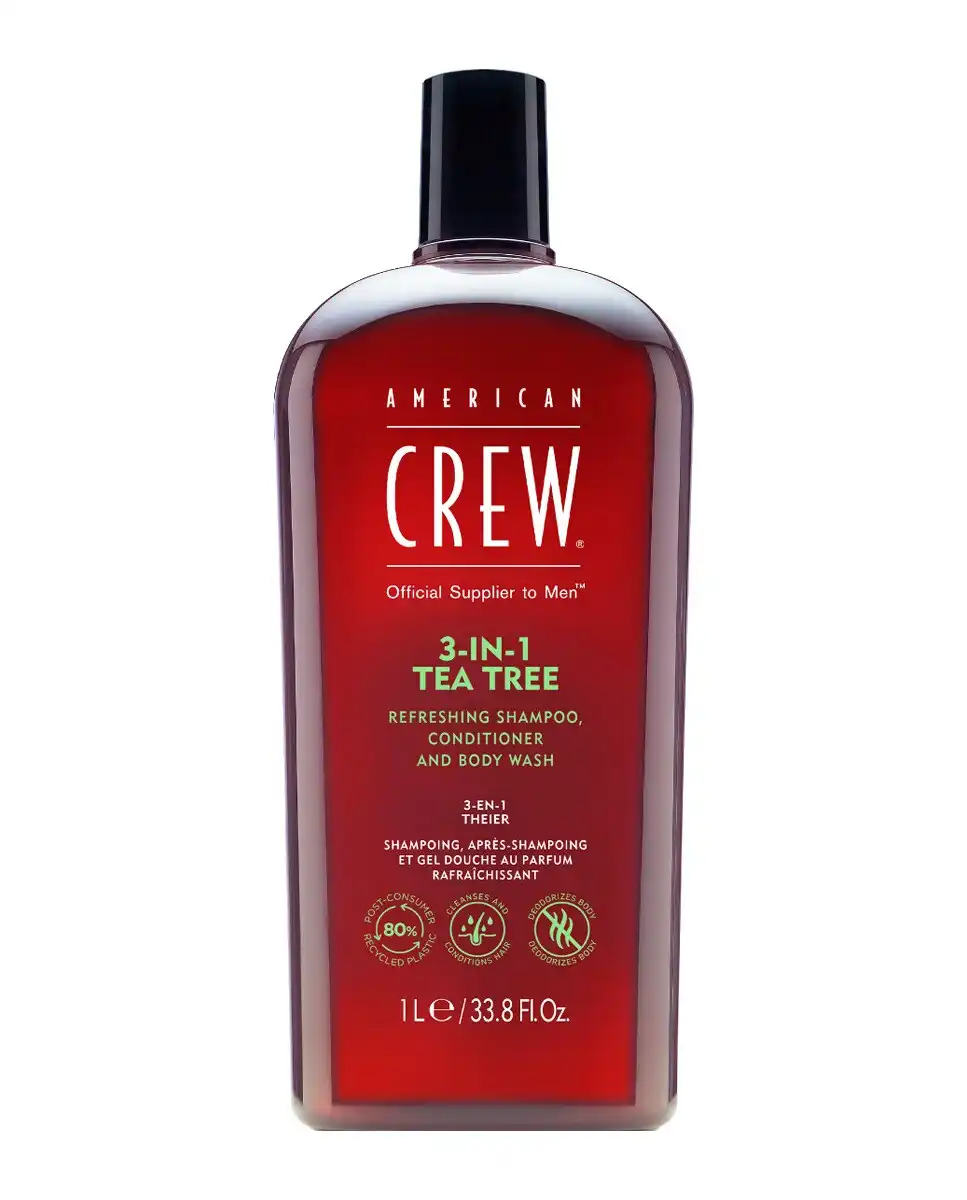 American Crew - Champú 3 in 1 Tea Tree 250 ml American Crew. - American Crew - Comparador de precios