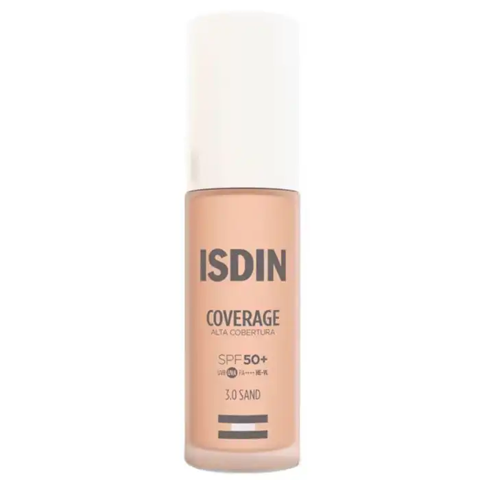 Base de Maquillaje Coverage Alta Cobertura SPF 50+ 30 gr - Isdin - Comparador de precios