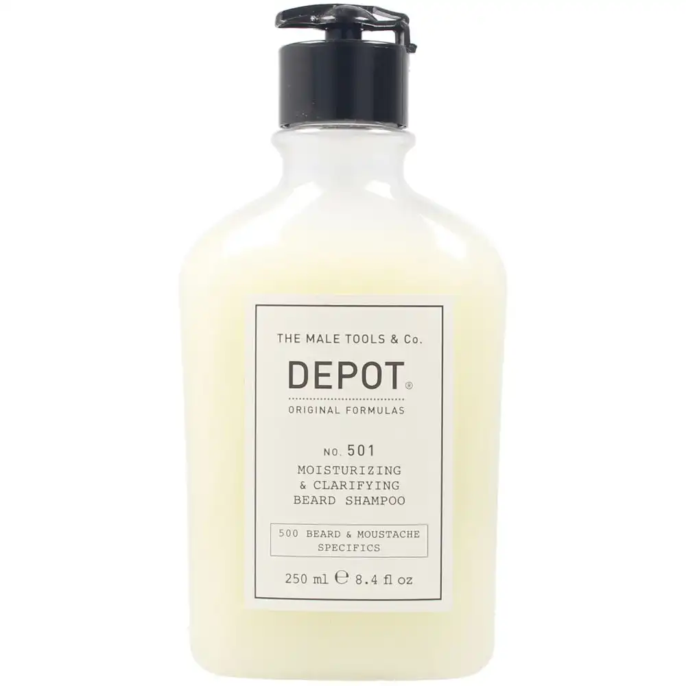 Beard & Mustache Nº501 moisturizing & clarifying beard shampoo 250 ml - Depot - Comparador de precios