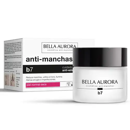 Bella Aurora B7 Crema Hidratante Spf15 50 ml Anti-Manchas Anti-Edad Piel Normal-Seca - Bella Aurora - Comparador de precios
