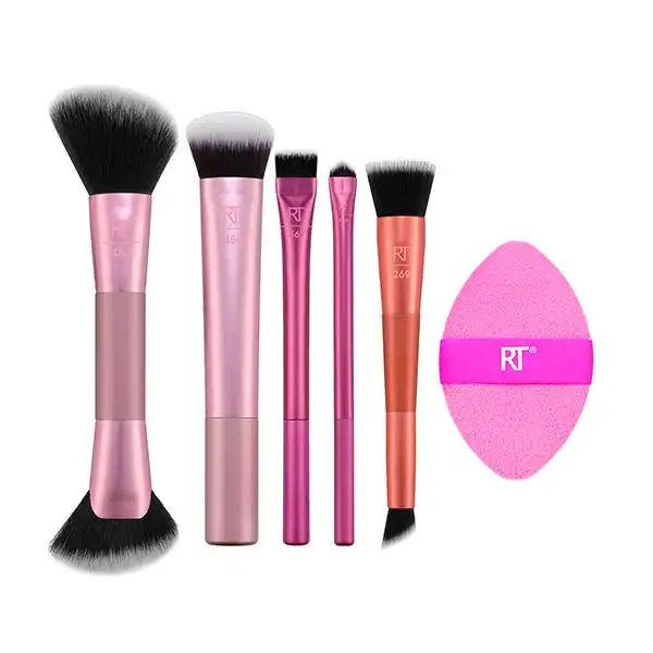 Big Blends Energy Brush Y Dual-Sided Puff - Real Techniques - Comparador de precios