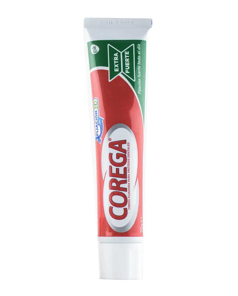 Corega - Crema Fijadora Dentaduras Postizas Extra Fuerte 70 G - Corega - Comparador de precios