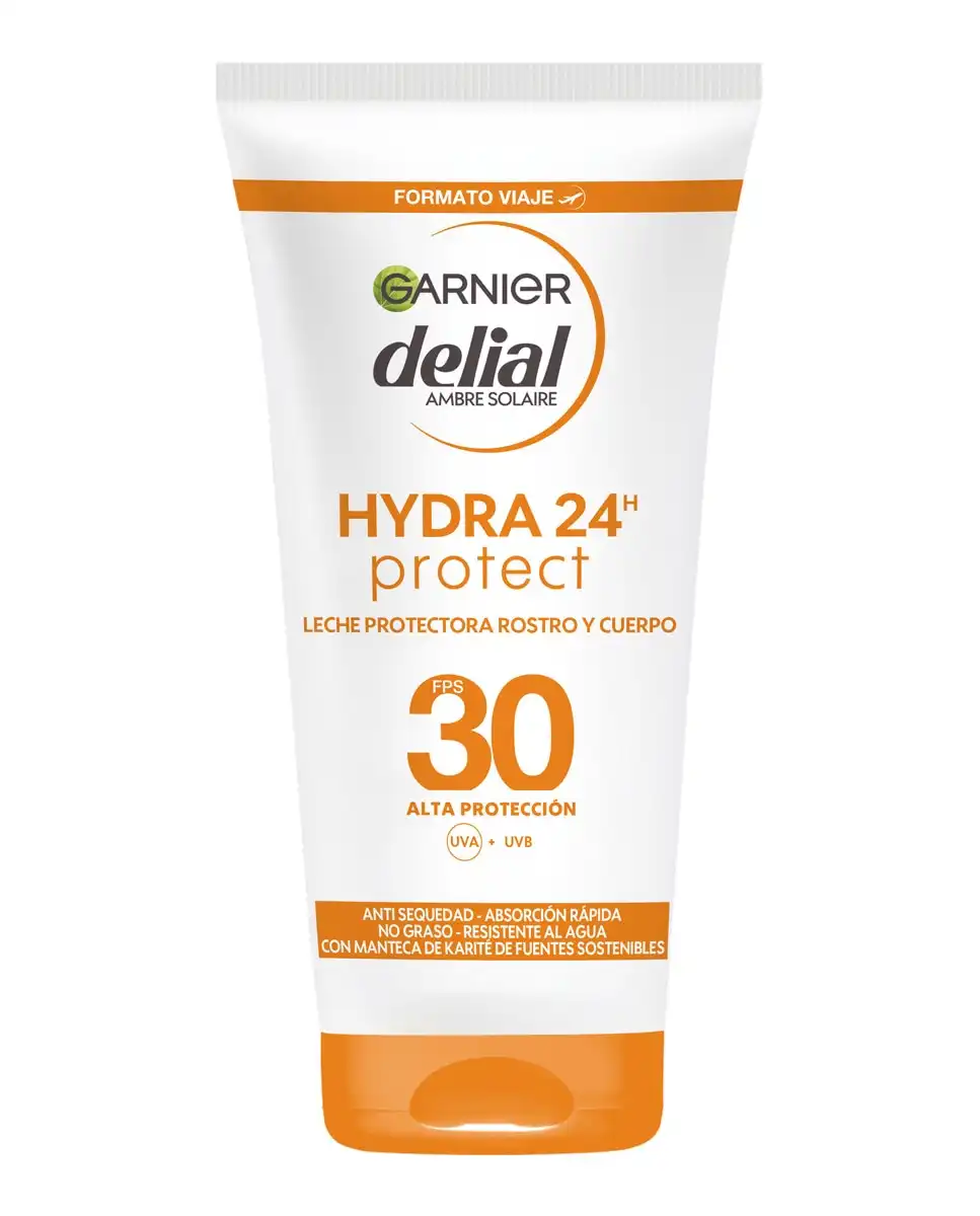 DELIAL - Leche Protectora Rostro Y Cuerpo Hidra 24 Protect FPS 30 Formato Viaje Garnier - DELIAL - Comparador de precios