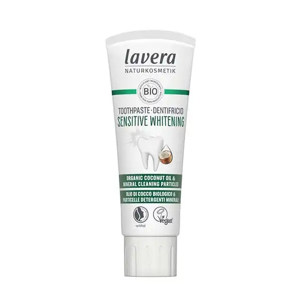Dentifrico Blanqueador Sensitive Coco Y Fluor - lavera - Comparador de precios
