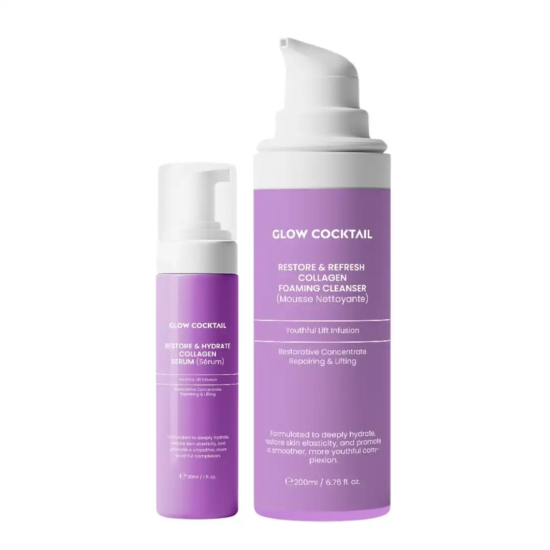 Dúo de cuidado con ácido hialurónico Set de tratamiento facial - Glow Cocktail - Comparador de precios
