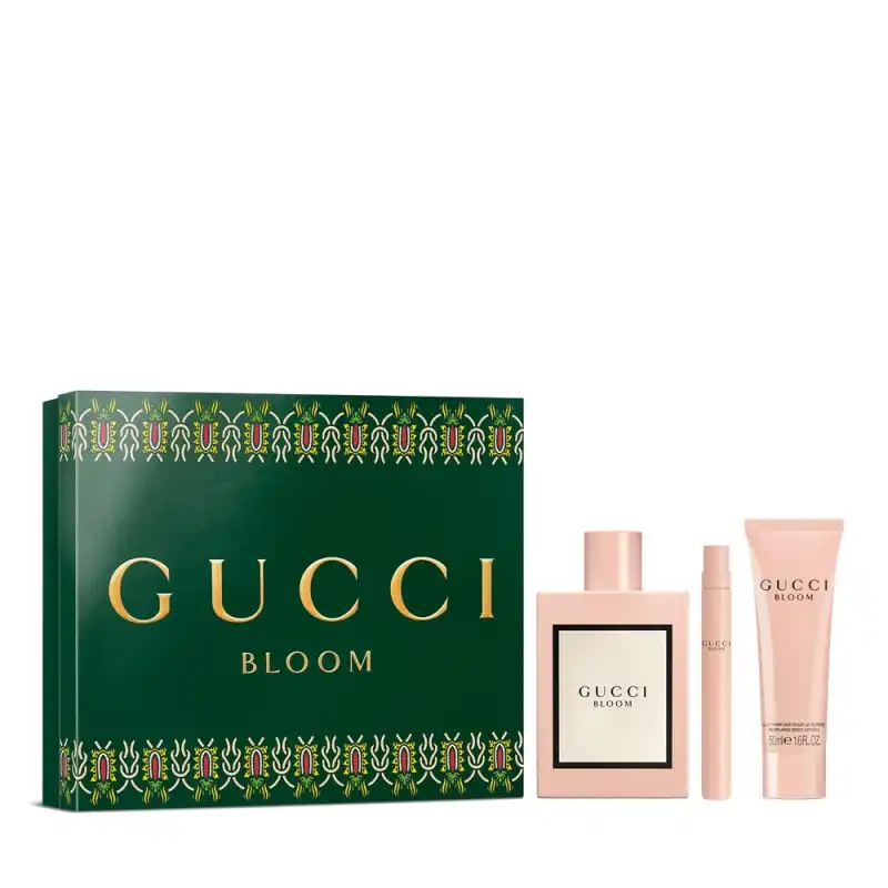 Estuche De Regalo Gucci Bloom Eau De Parfum 100 Ml + Body Lotion 50 Ml + Spray 10 Ml - Gucci - Comparador de precios