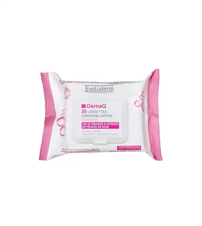 Evoluderm - Toallitas desmaquillantes suaves 25uds - Todo tipo de pieles - Evoluderm - Comparador de precios