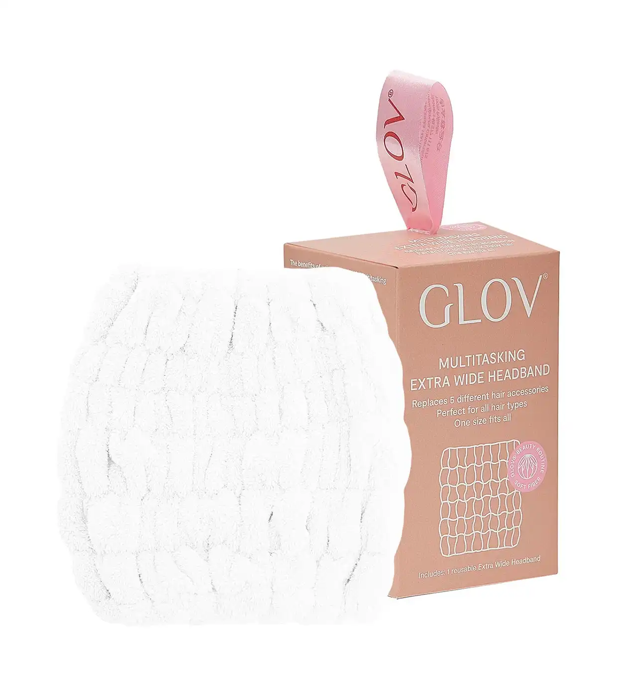 GLOV - Diadema elástica - Blanco - Glov - Comparador de precios