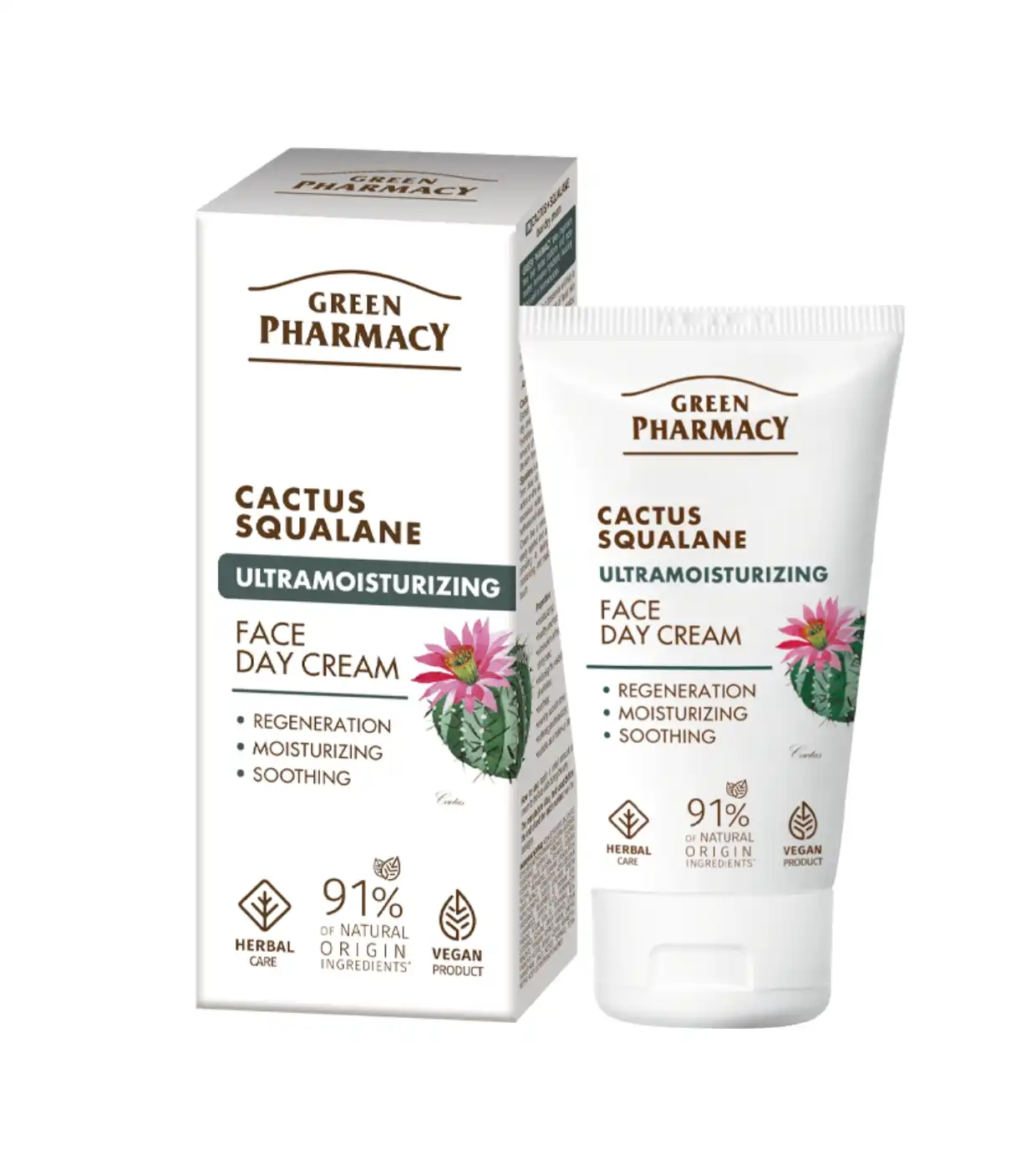 Green Pharmacy - Crema facial ultra-hidratante de día - Cactus + Escualano - Green Pharmacy - Comparador de precios