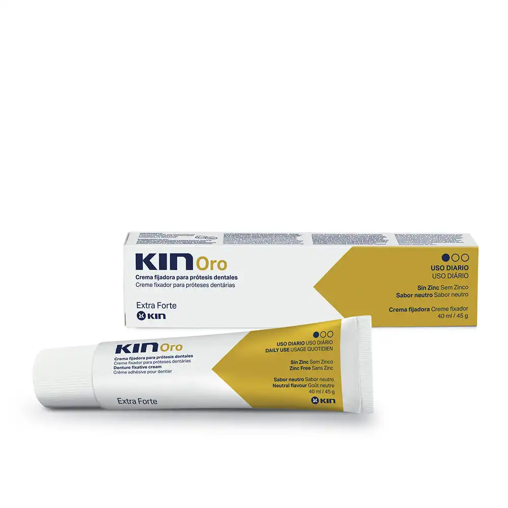 Kin Oro crema fijadora para prótesis dentales 40 ml - Kin - Comparador de precios