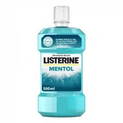 Listerine Listerine Enjuague Bucal Mentol , 500 ml - Listerine - Comparador de precios