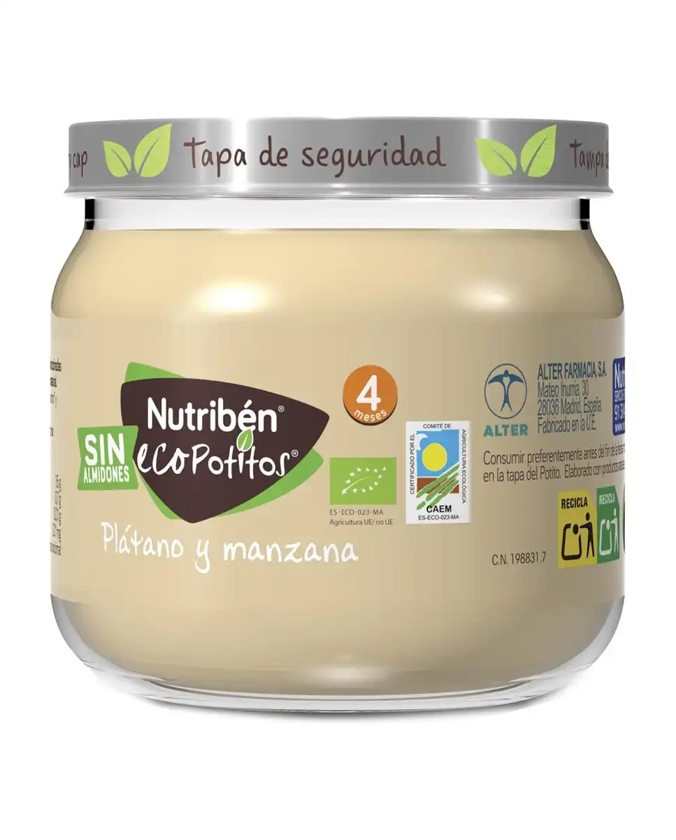 Nutribén® - Potito Eco Inicio Fruta Plátano Manzana Nutriben® - Nutribén® - Comparador de precios