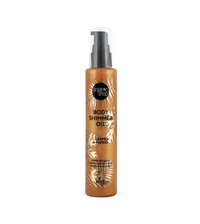 Organic Shop - Aceite corporal Body Shimmer - Caramelo y papaya - Organic Shop - Comparador de precios