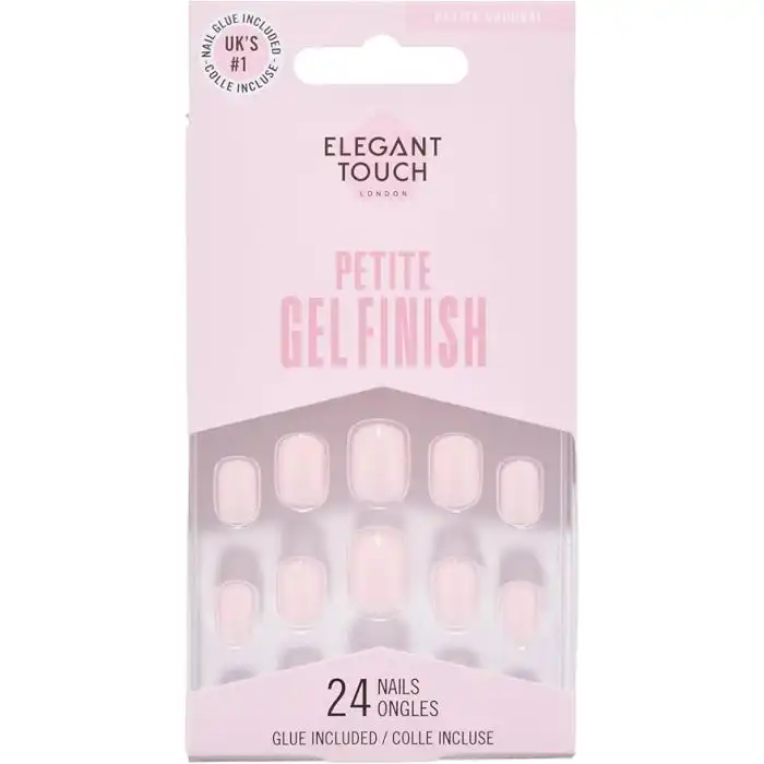Petite Gel Finish Cherry Blossom Uñas Postizas - Elegant Touch - Comparador de precios