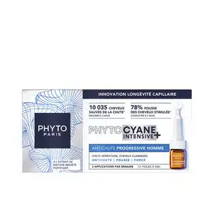 PHYTOCYANE INTENSIVE+ ampollas hombre Tratamiento anticaída - Vitaminas y ampollas - Phyto - Comparador de precios