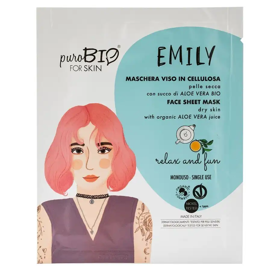 Purobio Mascarilla de Celulosa Emily, 15 ml - Purobio - Comparador de precios