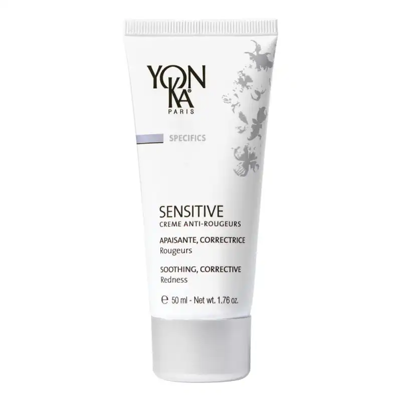 Sensitive Crème Anti-Rougeurs - 50 ml - Yon-Ka - Crema calmante antirojeces con pigmentos verdes naturales para pieles sensibles y reactivas. - Yon-Ka - Comparador de precios