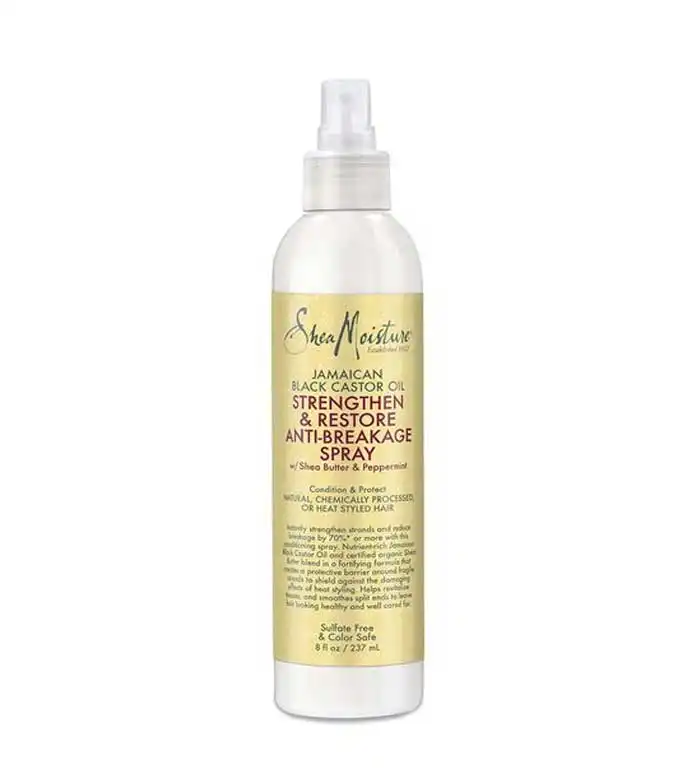 Shea Moisture - Spray protector anti rotura Fortalece y Restaura - Aceite de ricino negro de Jamaica - Shea Moisture - Comparador de precios
