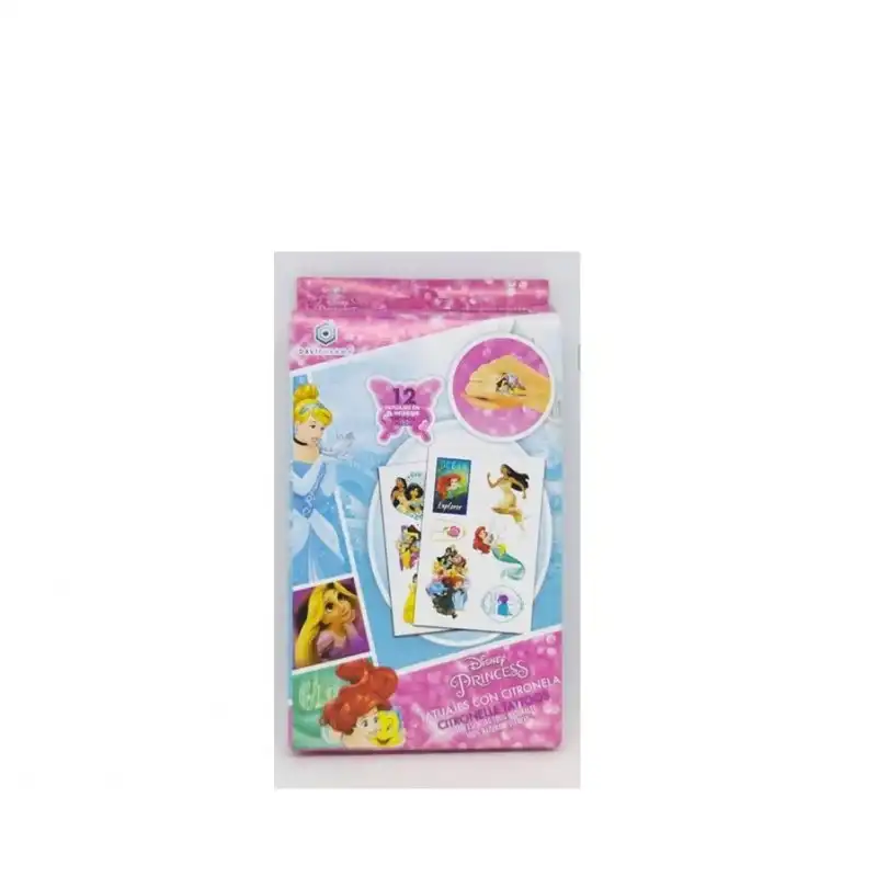 Tatuaje con citronela princesas - Infantil - Comparador de precios