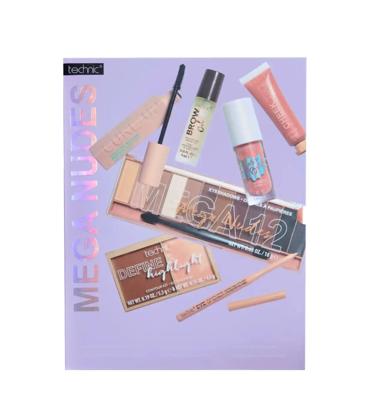 Technic Cosmetics - Set de maquillaje Mega Nudes - Technic Cosmetics - Comparador de precios