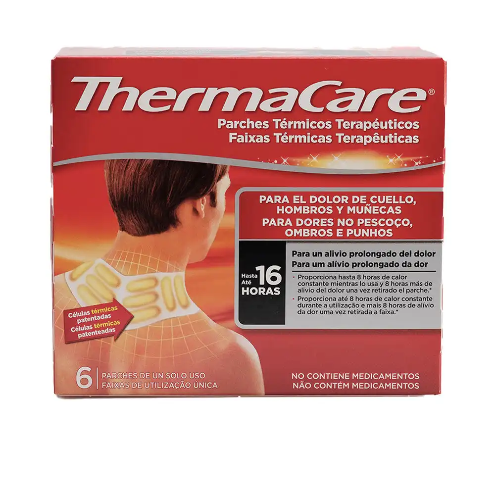 Thermacare cuello hombro parches térmicos 6 u - Thermacare - Comparador de precios