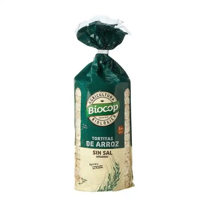 Tortitas de Arroz sin Sal Añadida 200 gr - Biocop - Comparador de precios