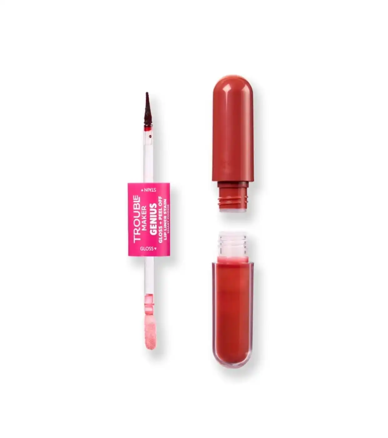 Trouble Maker - Duo Tinte labial peel-off + Brillo labial Genius - Smart Cookie Red - Trouble Maker - Comparador de precios