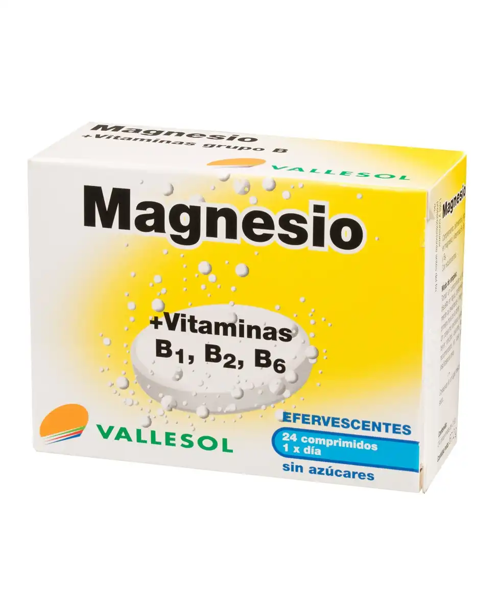 Vallesol - 24 Comprimidos Magnesio+ B Efervescente - Vallesol - Comparador de precios