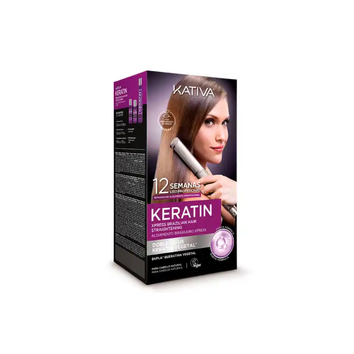 ¡47% DTO! Kit Alisado Brasileño Vegano Xpress Doble Keratina 225 ml - Kativa - Comparador de precios