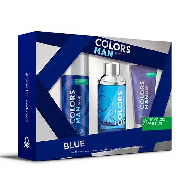 Estuche Colors Man Blue - Benetton - Comparador de precios