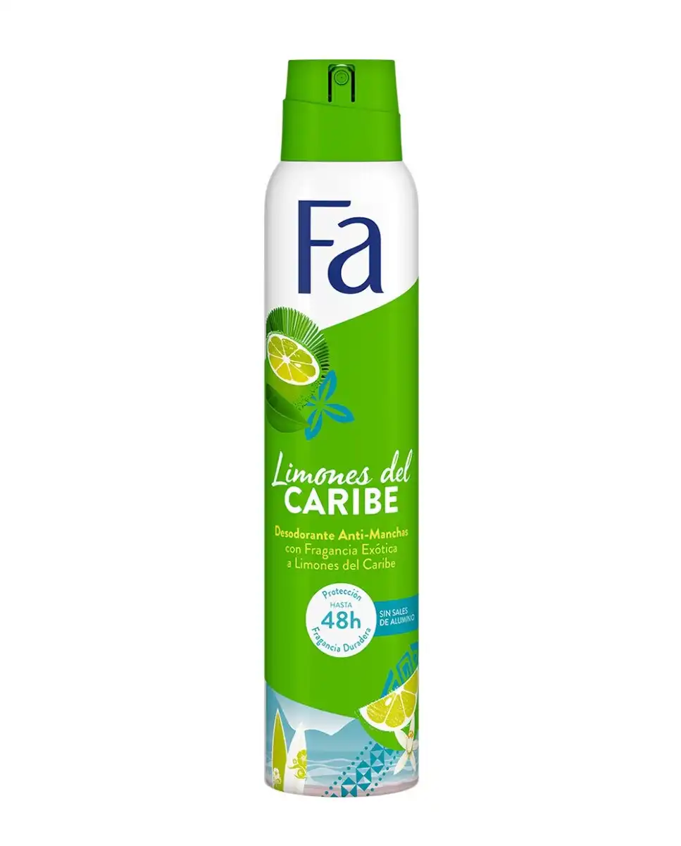 FA - Desodorante En Spray Limones Del Caribe Antimanchas - FA - Comparador de precios