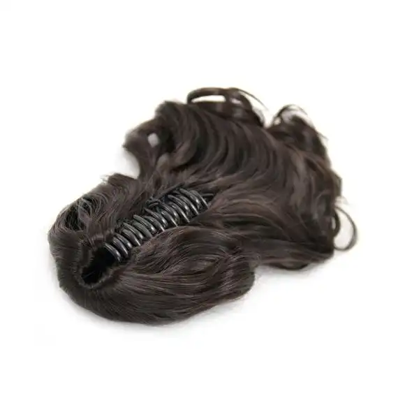 Fashiongirl - Extensiones De Cabello De Cola De Caballo Con Clip #2 Marrón Oscuro - Rizado Extensiones de cabello 1 pieces Negro unisex - Fashiongirl - Comparador de precios