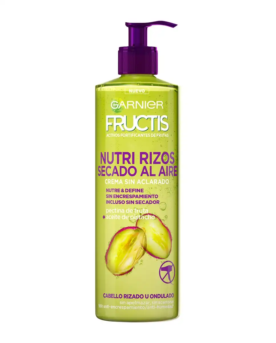 Garnier - Tratamiento Capilar Fructis Nutri Rizos Secado Al Aire Pelo Rizado U Ondulado 400 Ml - Garnier - Comparador de precios