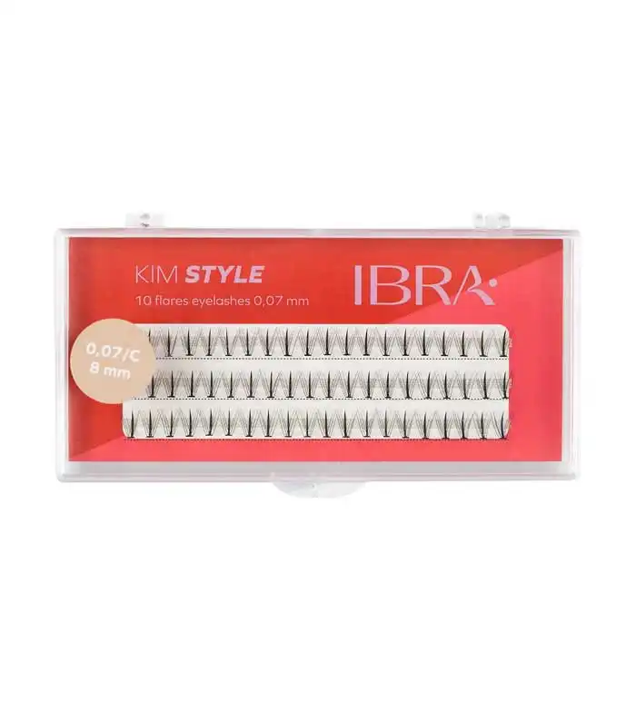 Ibra - Pestañas postizas individuales Kim Style 0.07 C - 8mm - Ibra - Comparador de precios
