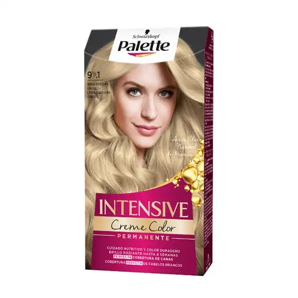 Intensive Creme Color 9 1/2 Rubio ClarÃsimo Ceniza - Palette - Comparador de precios
