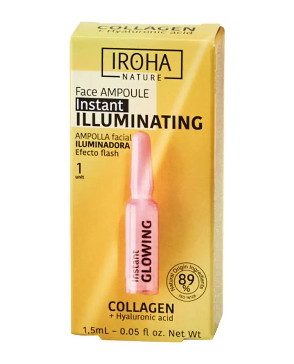Iroha Nature - Ampolla Flash Iluminadora Colágeno Y Ácido Hialurónico - Iroha Nature - Comparador de precios