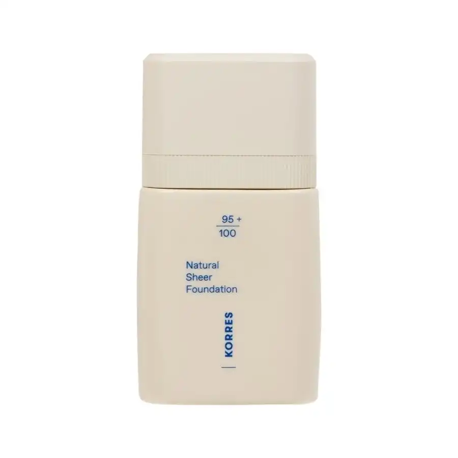 KORRES - Natural Sheer Foundation Bases de maquillaje 30 ml 01 Light - Korres - Comparador de precios