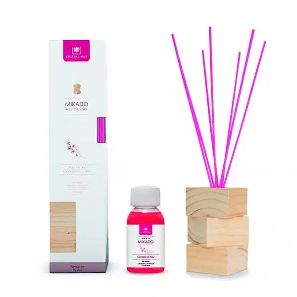 Mikado Natural Wood Cerezo En Flor - Cristalinas - Comparador de precios