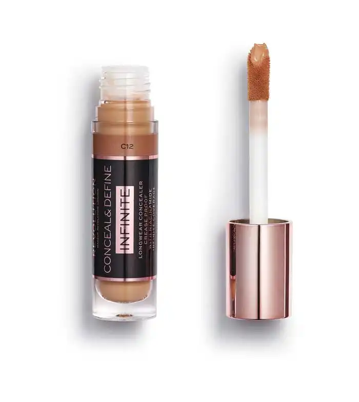 Revolution - Corrector líquido Conceal & Define Infinite XL - C12 - Makeup Revolution - Comparador de precios