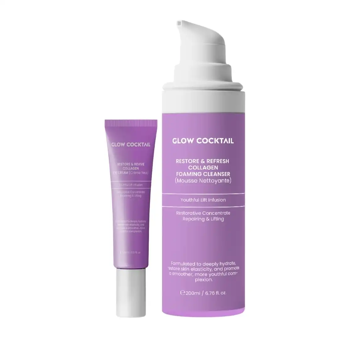 Trío de sueros de ácido hialurónico Set de tratamiento facial - Glow Cocktail - Comparador de precios