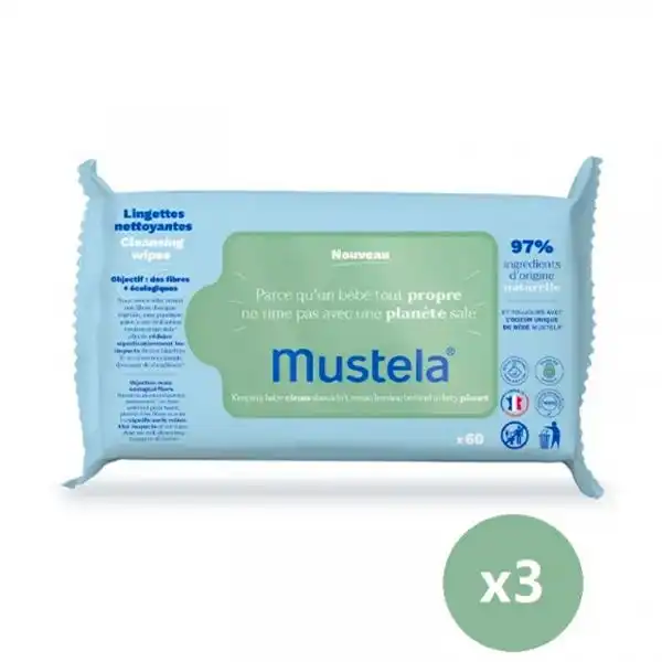 Trio Toallitas Ecológicas - Mustela - Comparador de precios
