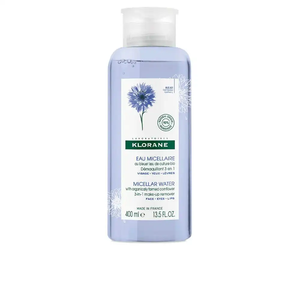 ACIANO BIO agua micelar desmaquillante Agua micelar 400 ml - Klorane - Comparador de precios