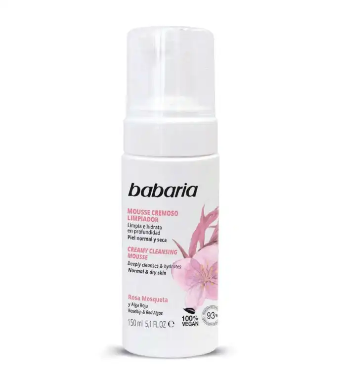Babaria - Mousse cremoso limpiador - Rosa Mosqueta y Alga Roja - Babaria - Comparador de precios